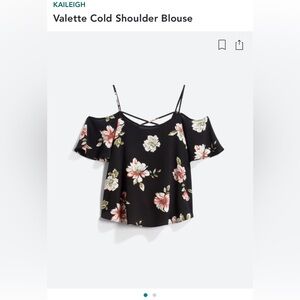 Kailleigh Valette Cold Shoulder Blouse from Stitch Fix